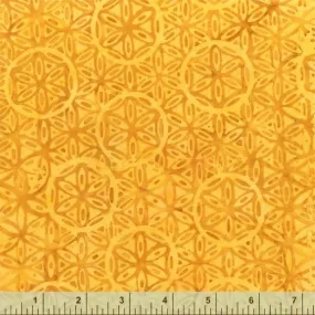 Anthology Batik - Be Colourful 3173Q X Yellow Medallion By The Yard