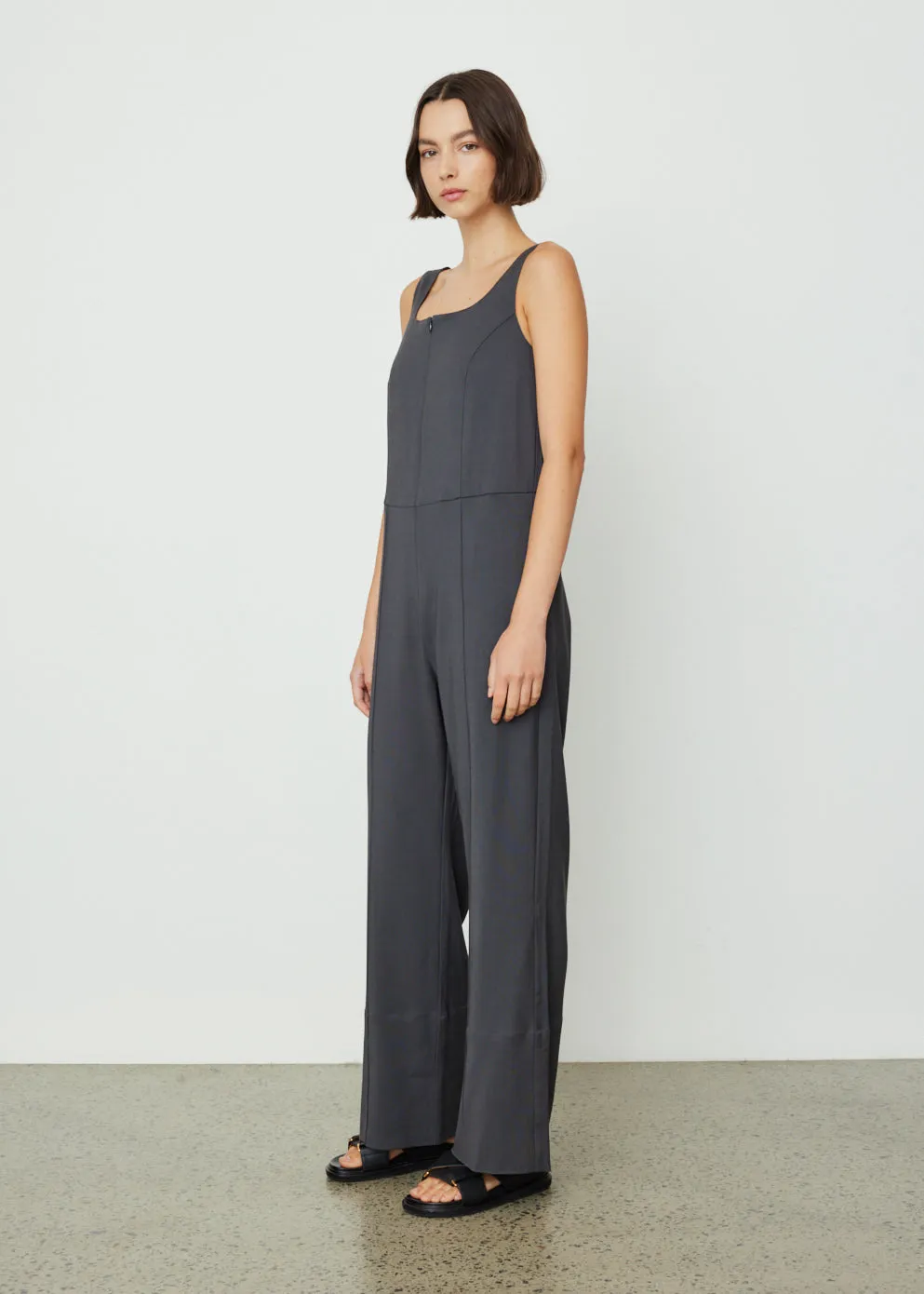 0045 Jumpsuit With Corset Details