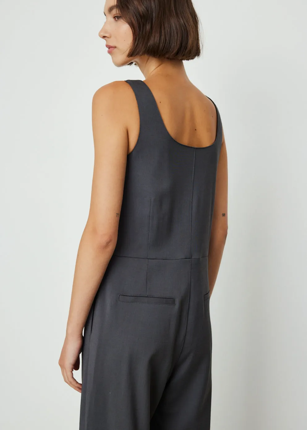 0045 Jumpsuit With Corset Details