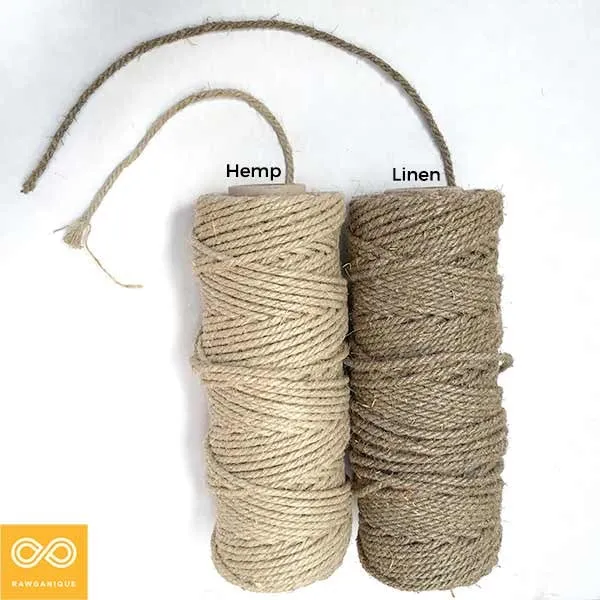 4mm Flax Linen Rope (1kg Roll)