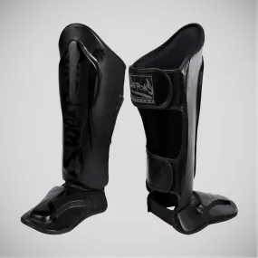 8 Weapons Unlimited Shin Guards Black/Black