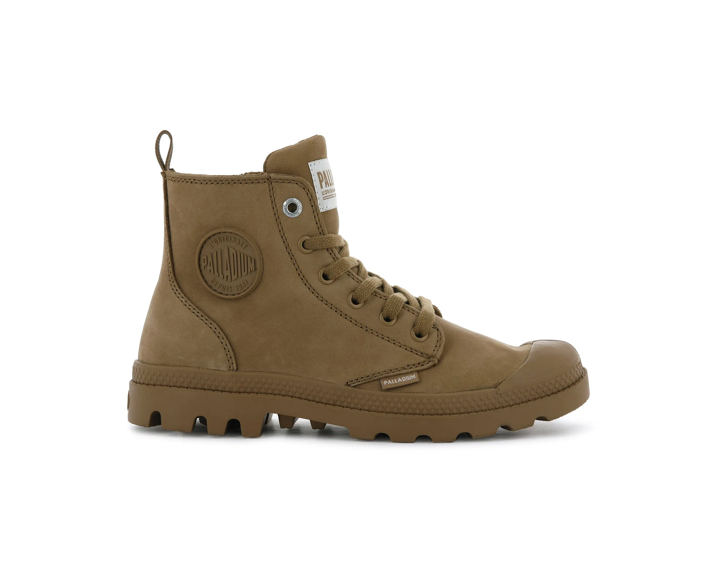 96440-252-M | PAMPA HI ZIP NUBUCK | DEAR BROWN