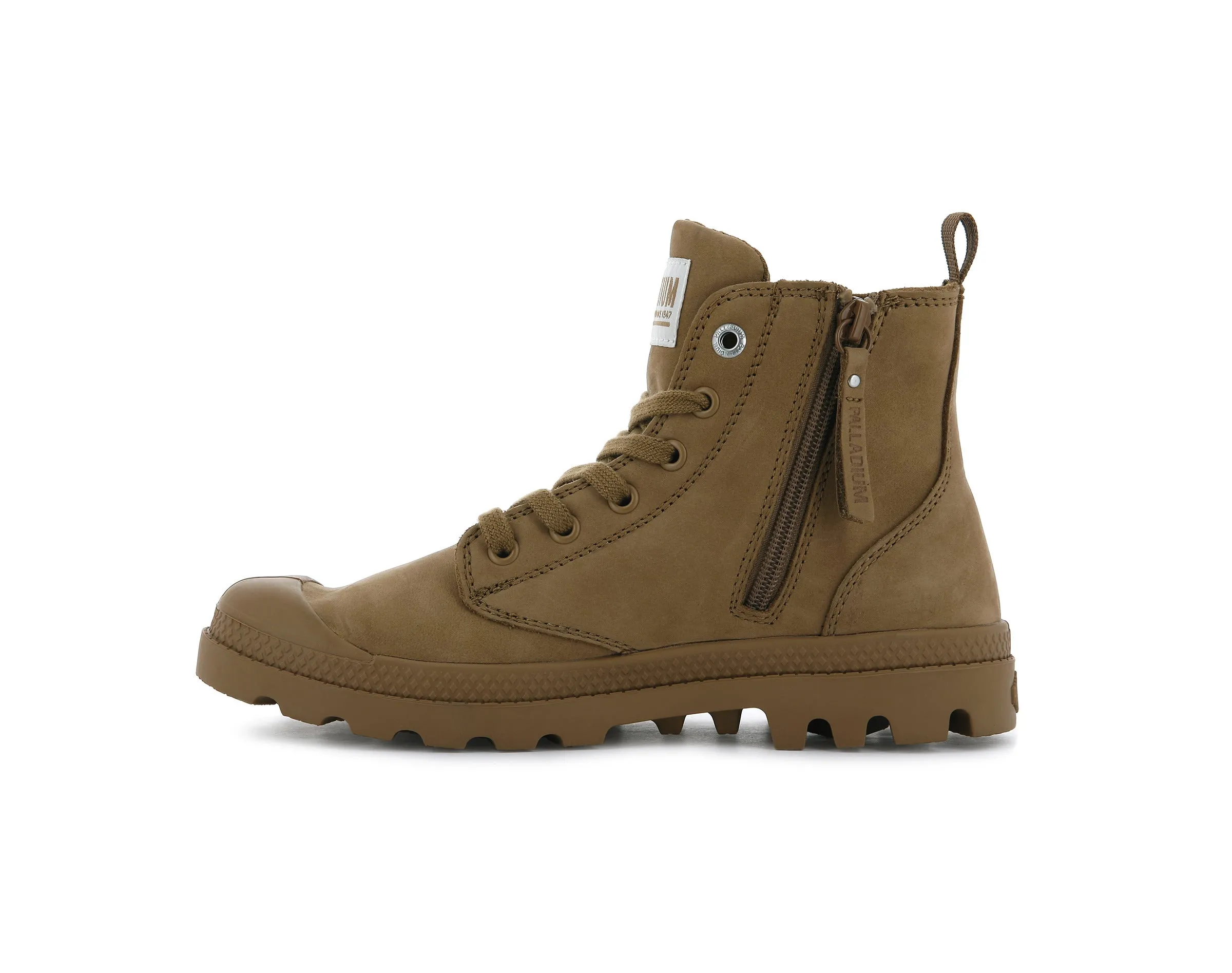 96440-252-M | PAMPA HI ZIP NUBUCK | DEAR BROWN