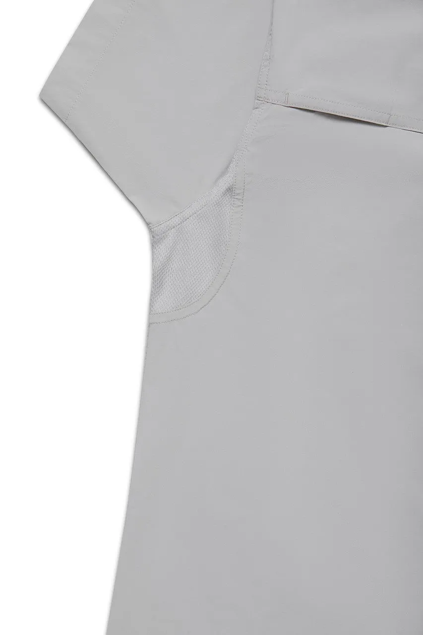 Active  Field Short Sleeve Shirt | Stone Grey | Ball and Buck