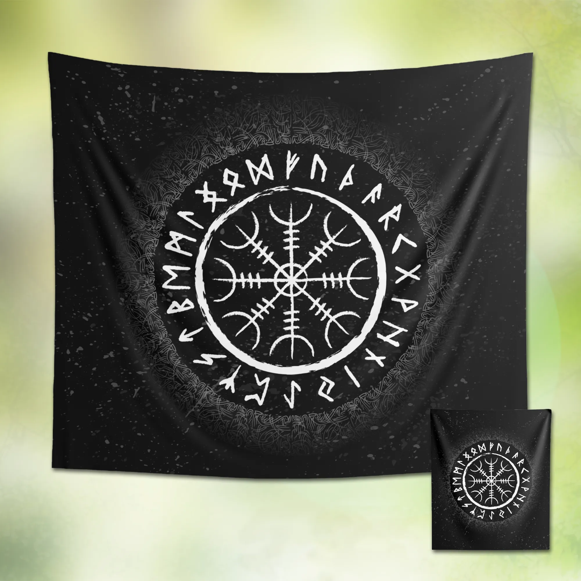 Aegishjalmur Helm of Awe Wall Tapestry