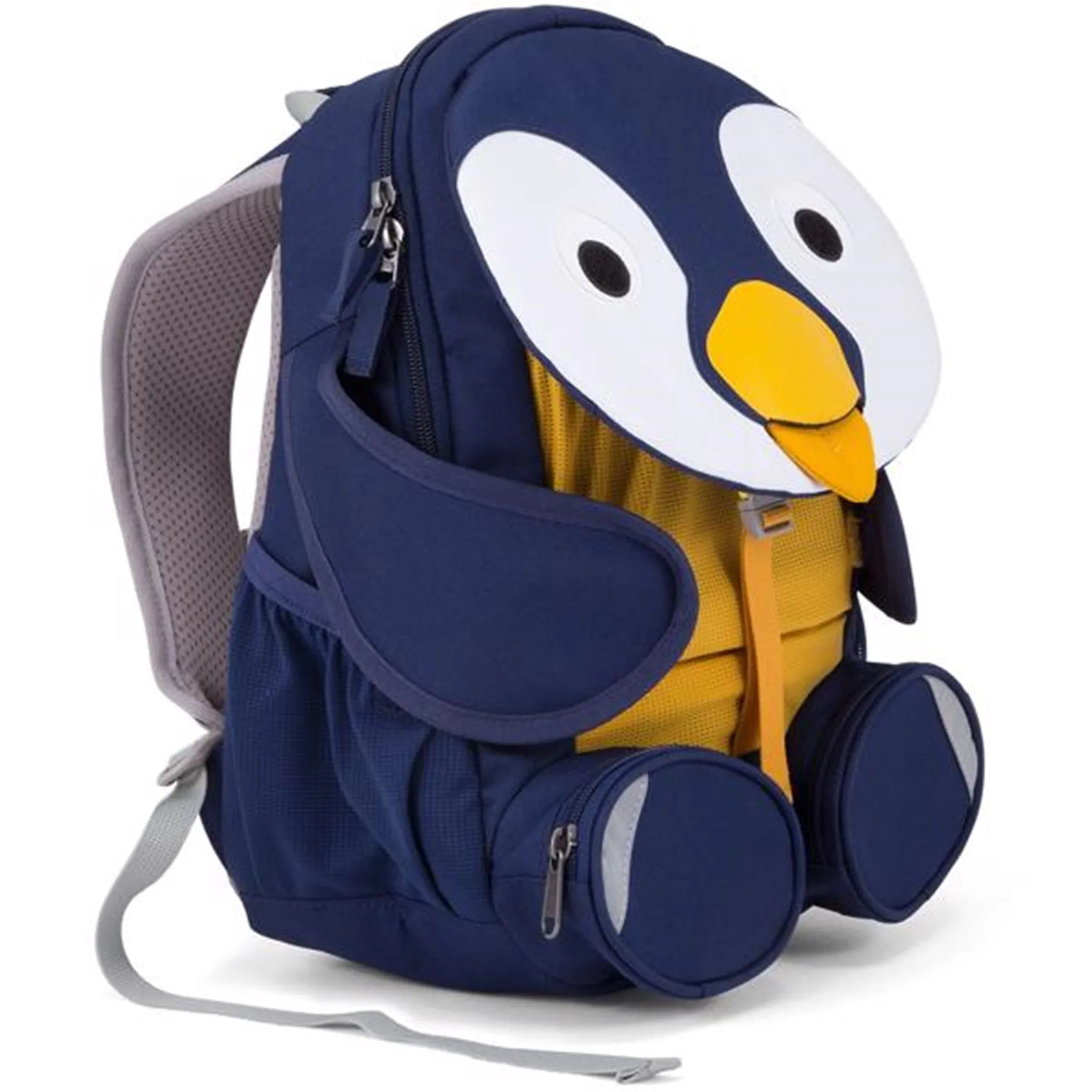 Affenzahn Kindergarten Backpack Large Black Polly Penguin