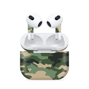 Airpods 3 Dark Green Camo Skin