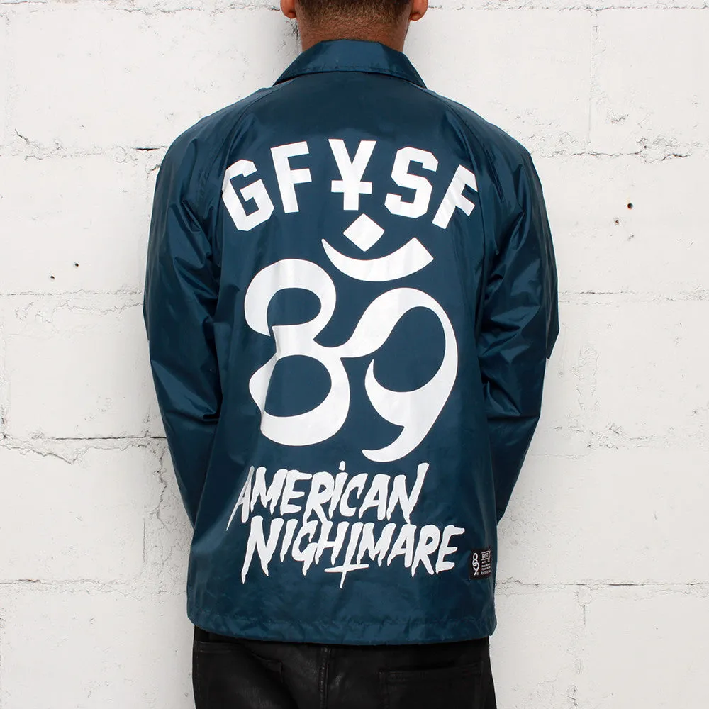 American Nightmare Coaches Jacket Navy