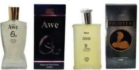 Aone AweQ Perfume and Fighter Perfume 100ml each (pack of 2, 200ml)