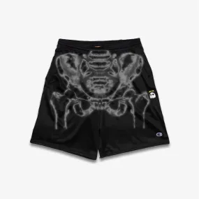 B Wood X-Ray Shorts Black