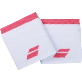 Babolat Jumbo Wristband 2 Pack - White/Fluoro Strike