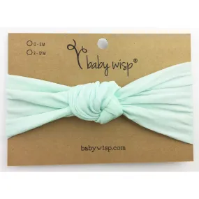 Baby Wisp Mint Nylon Turban Knot Infant Headband