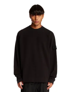 Black Crewneck Ghost Sweatshirt