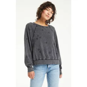 Bo Embroidered Star Sweatshirt