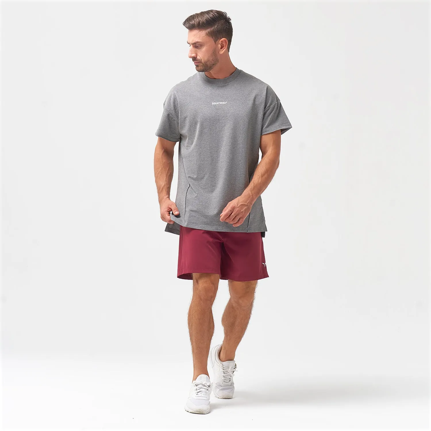 Bodybuilding Tee - Grey Marl