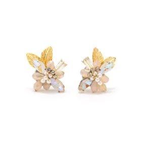 Botanist Crystal Stud Earrings