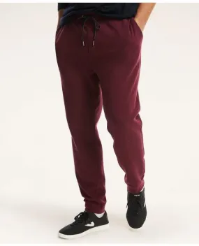 Brooks Brothers Men's Big & Tall Cotton-Blend Sweatpants Burgundy