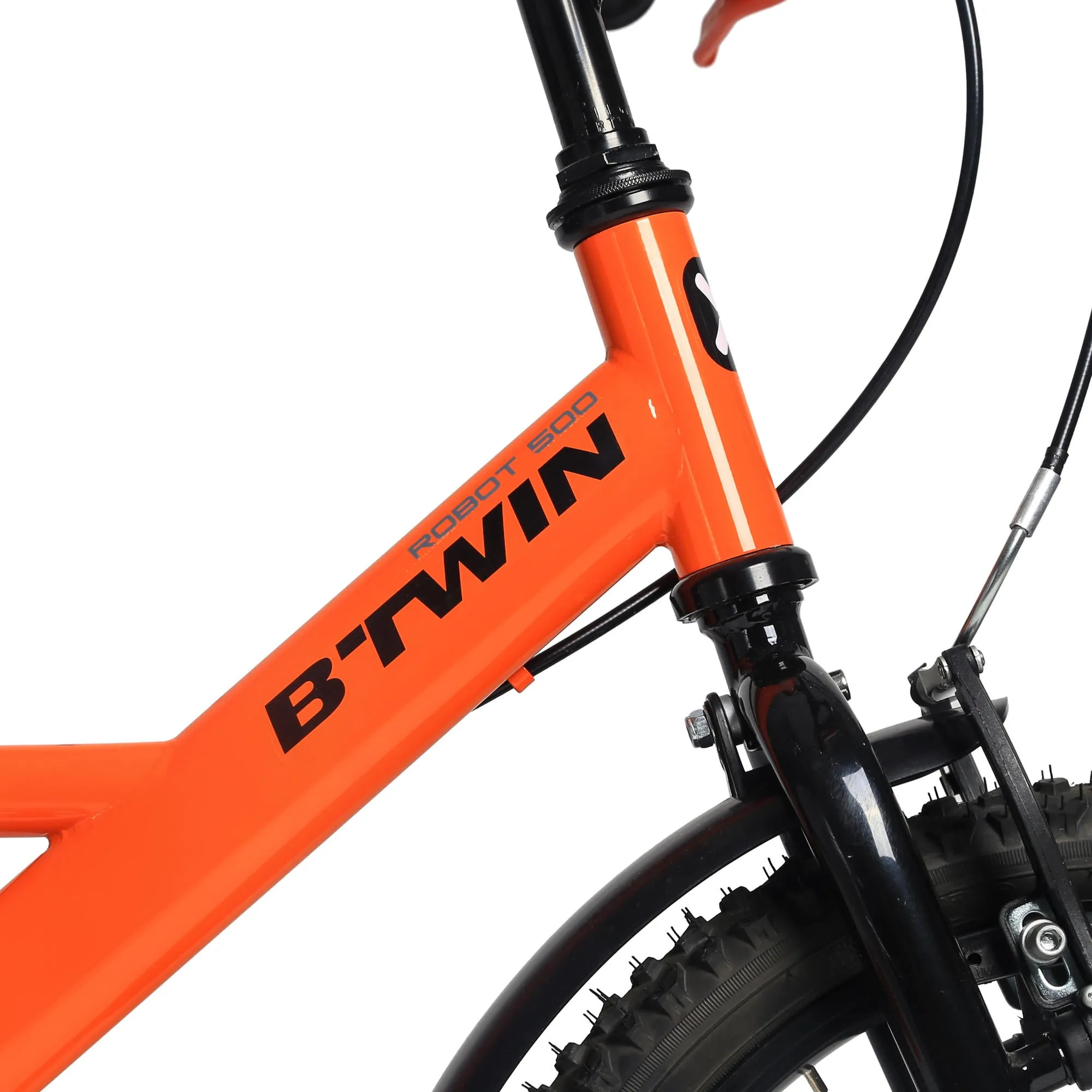 Btwin 500 Hybrid Bike 16'' Kids' 3'7" to 4'0"