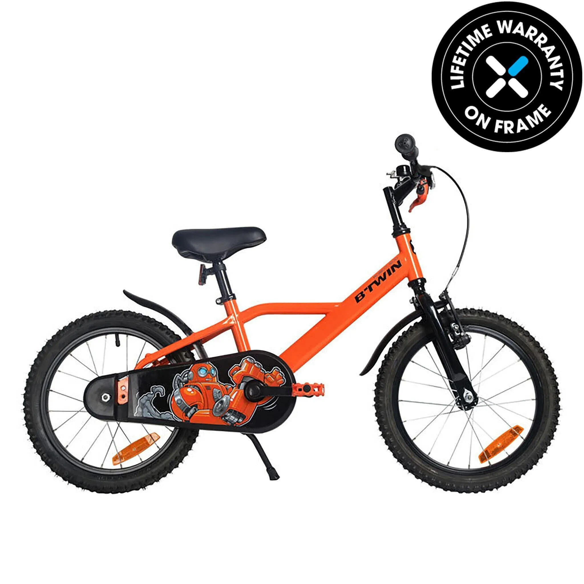 Btwin 500 Hybrid Bike 16'' Kids' 3'7" to 4'0"