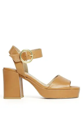 Bukela Cille Plateau Sandal - Camel