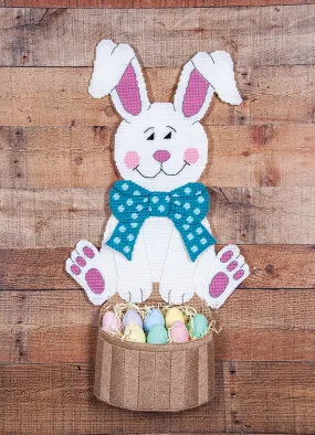 Bunny Basket Plastic Canvas Wall Hanging Kit