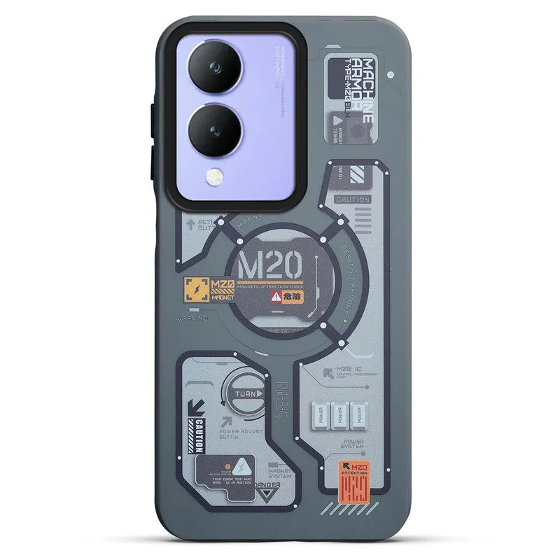 Circuit Printed Back Cover Case Vivo Y17s