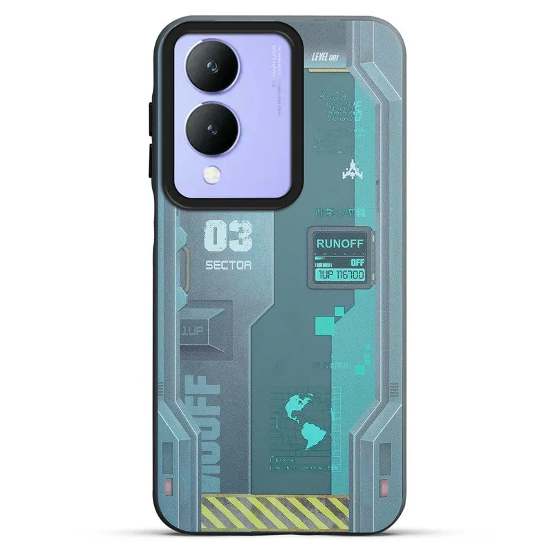 Circuit Printed Back Cover Case Vivo Y17s