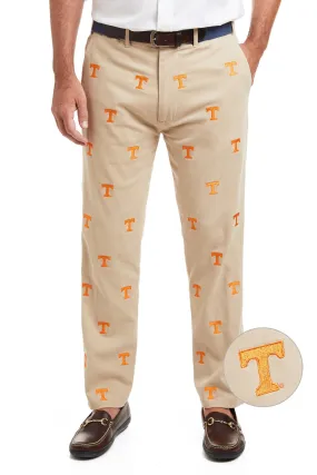 Collegiate Pant Khaki with Tennessee