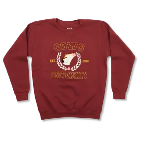 COWS University Adult Crewneck