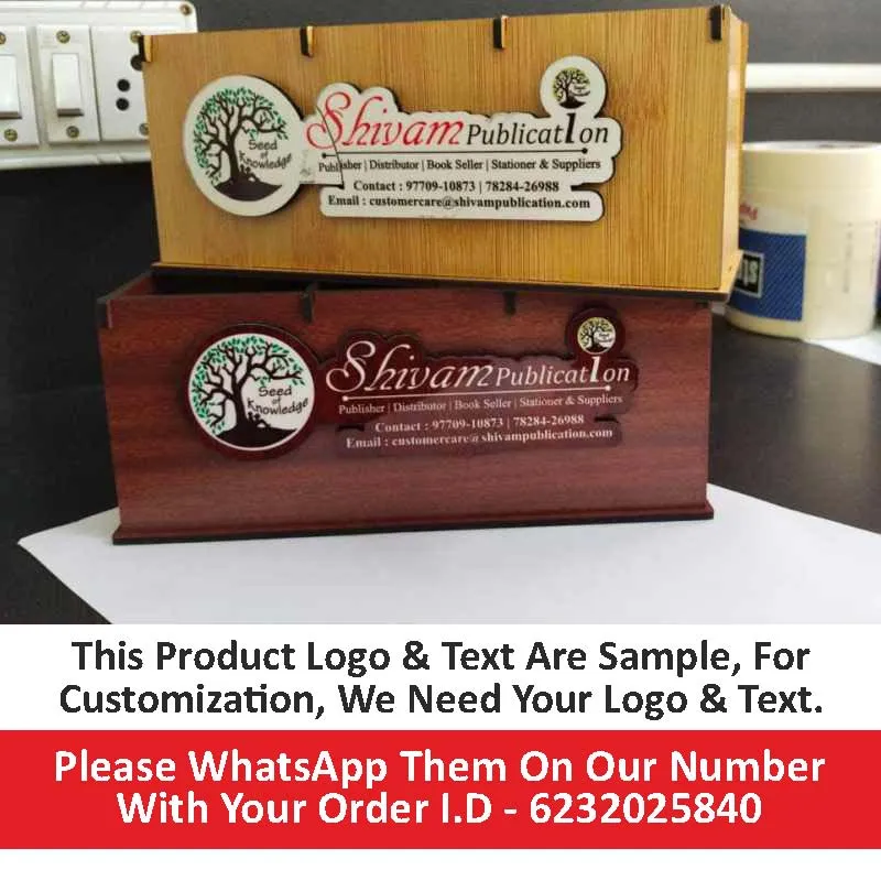 Customize Motivational Desk Organizer | 3 Compartments | Desk Accessories | Corporate Gift