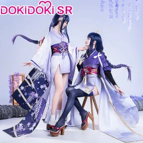 DokiDoki-SR Game Genshin Impact Baal Cosplay Costume Raiden Ei /Raiden Makoto Kimono