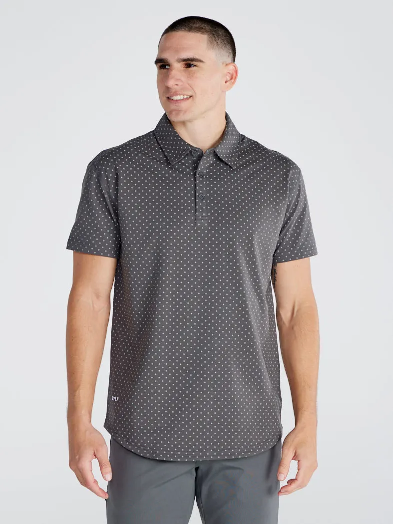 Drop-Cut: LUX Dotted Polo <!-- Size S -->