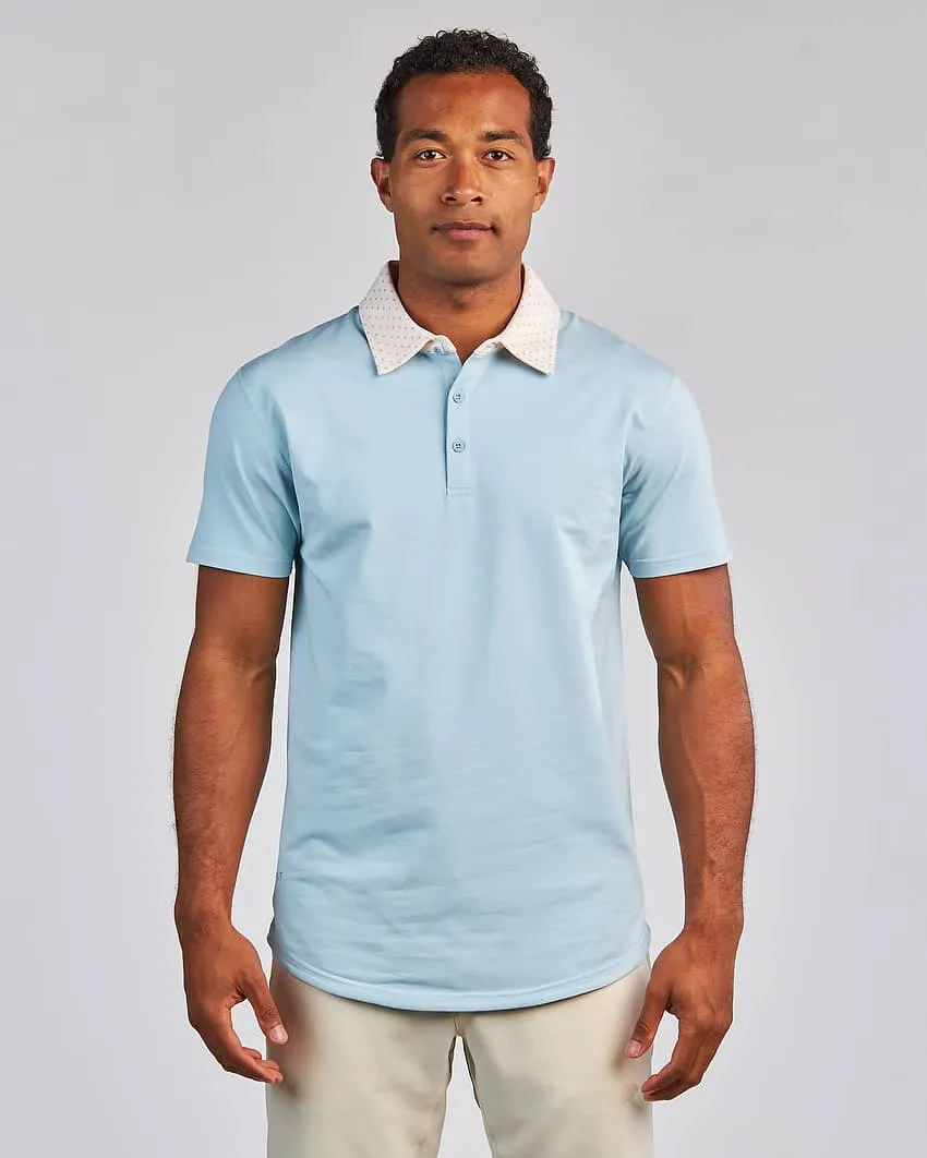 Drop-Cut: LUX Dotted Polo <!-- Size S -->