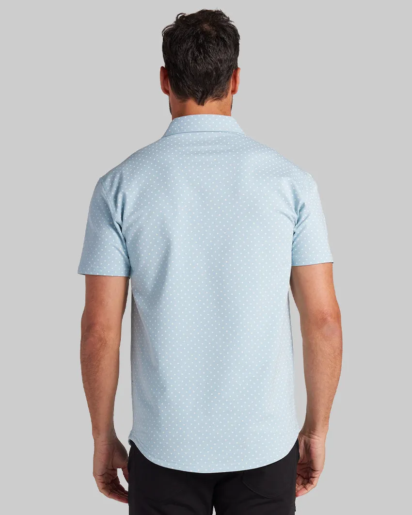 Drop-Cut: LUX Dotted Polo <!-- Size S -->