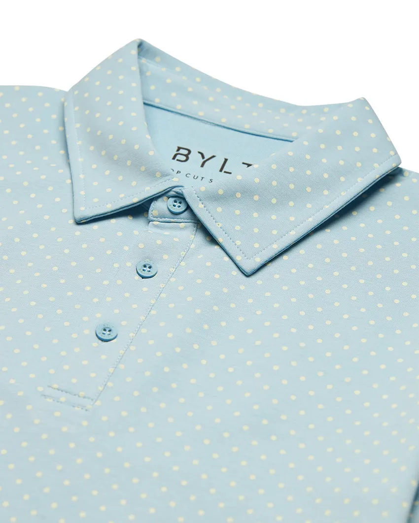 Drop-Cut: LUX Dotted Polo <!-- Size S -->