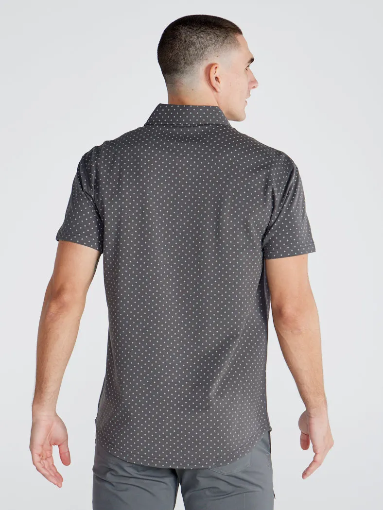 Drop-Cut: LUX Dotted Polo <!-- Size S -->