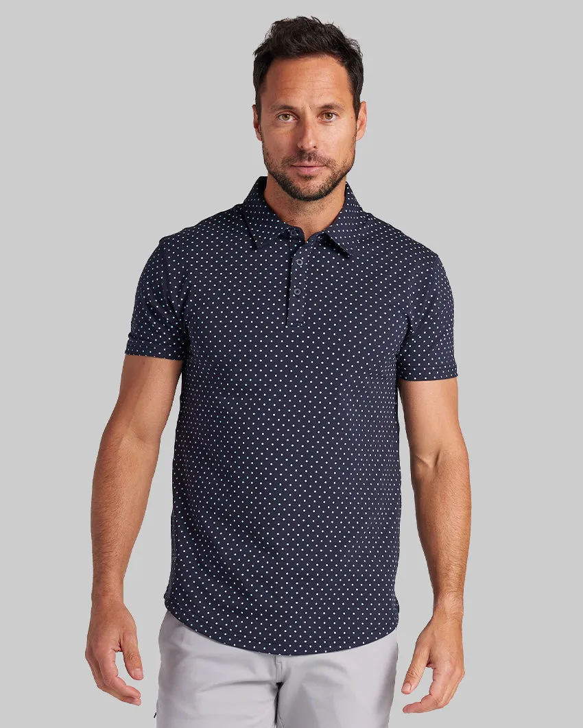 Drop-Cut: LUX Dotted Polo <!-- Size S -->