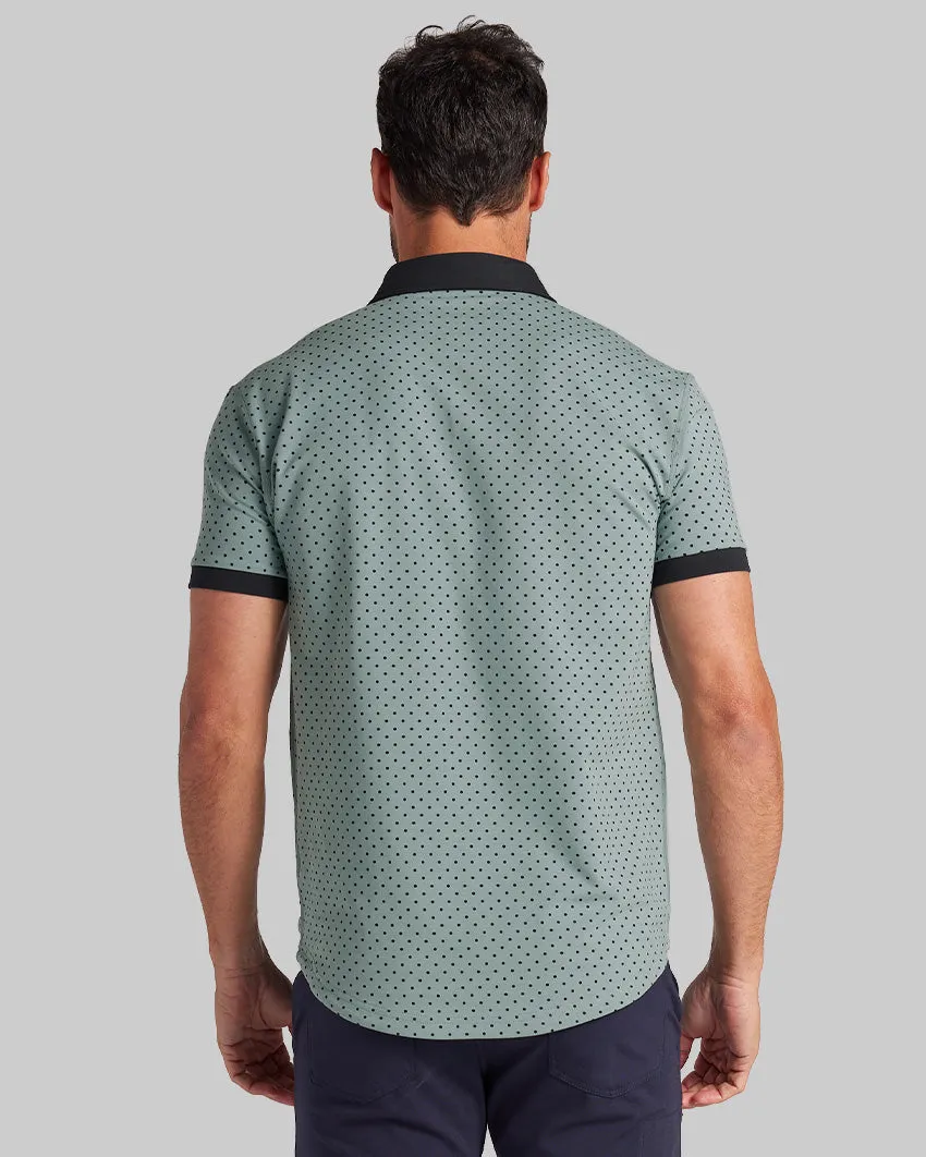 Drop-Cut: LUX Dotted Polo <!-- Size S -->