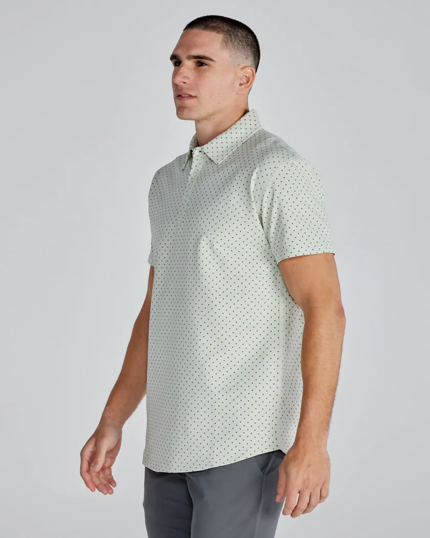 Drop-Cut: LUX Dotted Polo <!-- Size S -->