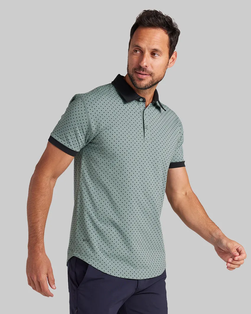 Drop-Cut: LUX Dotted Polo <!-- Size S -->