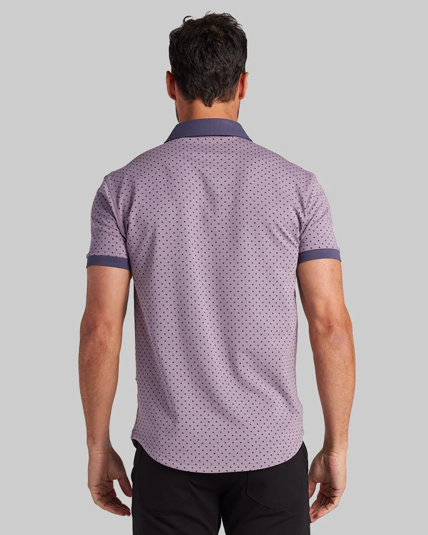 Drop-Cut: LUX Dotted Polo <!-- Size S -->