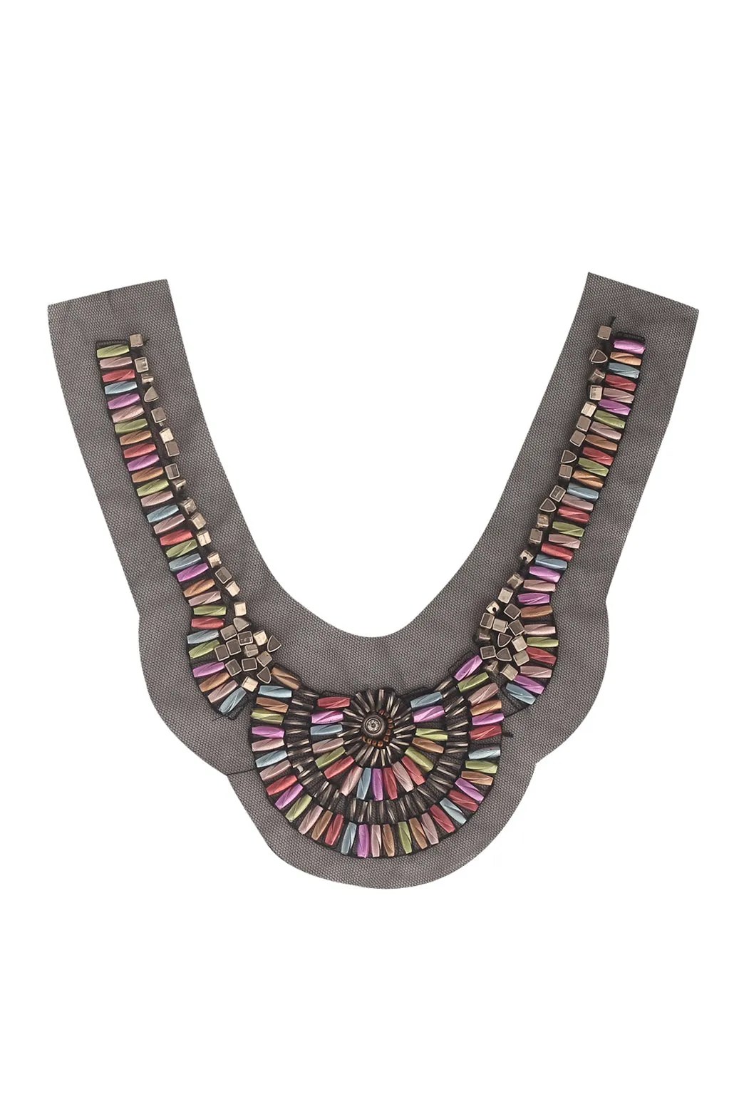 Fashionable Handmade Multicolour Beaded Neck