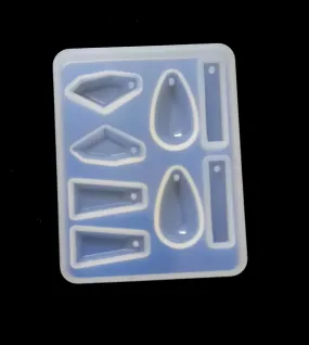 Geometrical shapes Earring Silicone Mold molds For Resin Crafts and Jewellery Making