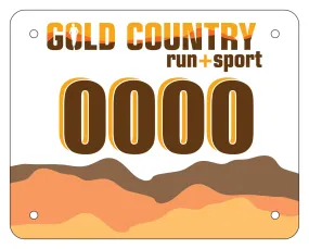 Gold Country Run   Sport Bib