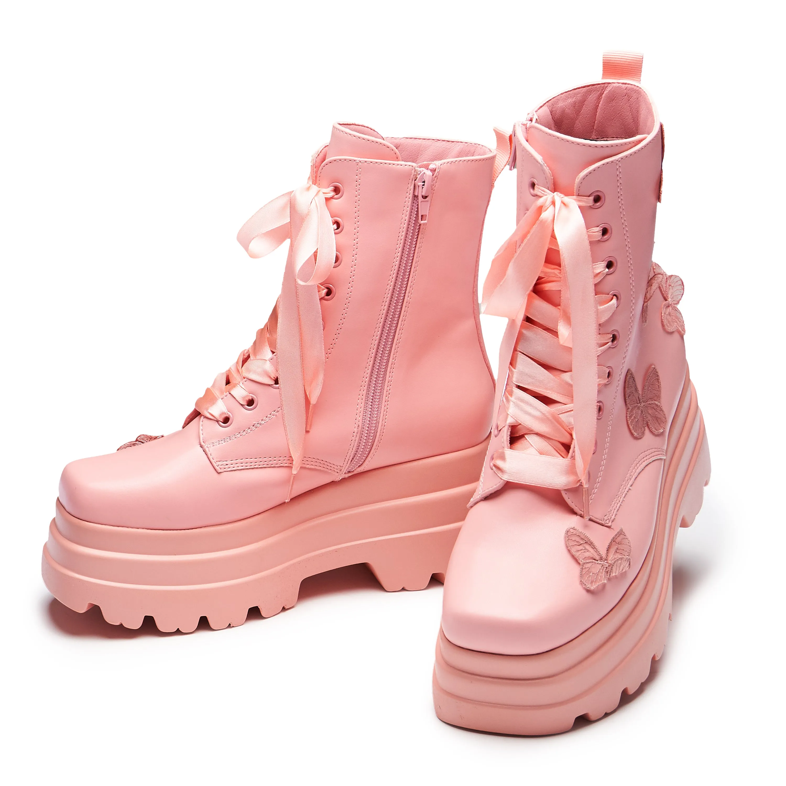 Good Fairy Queen Butterfly Boots - Pink