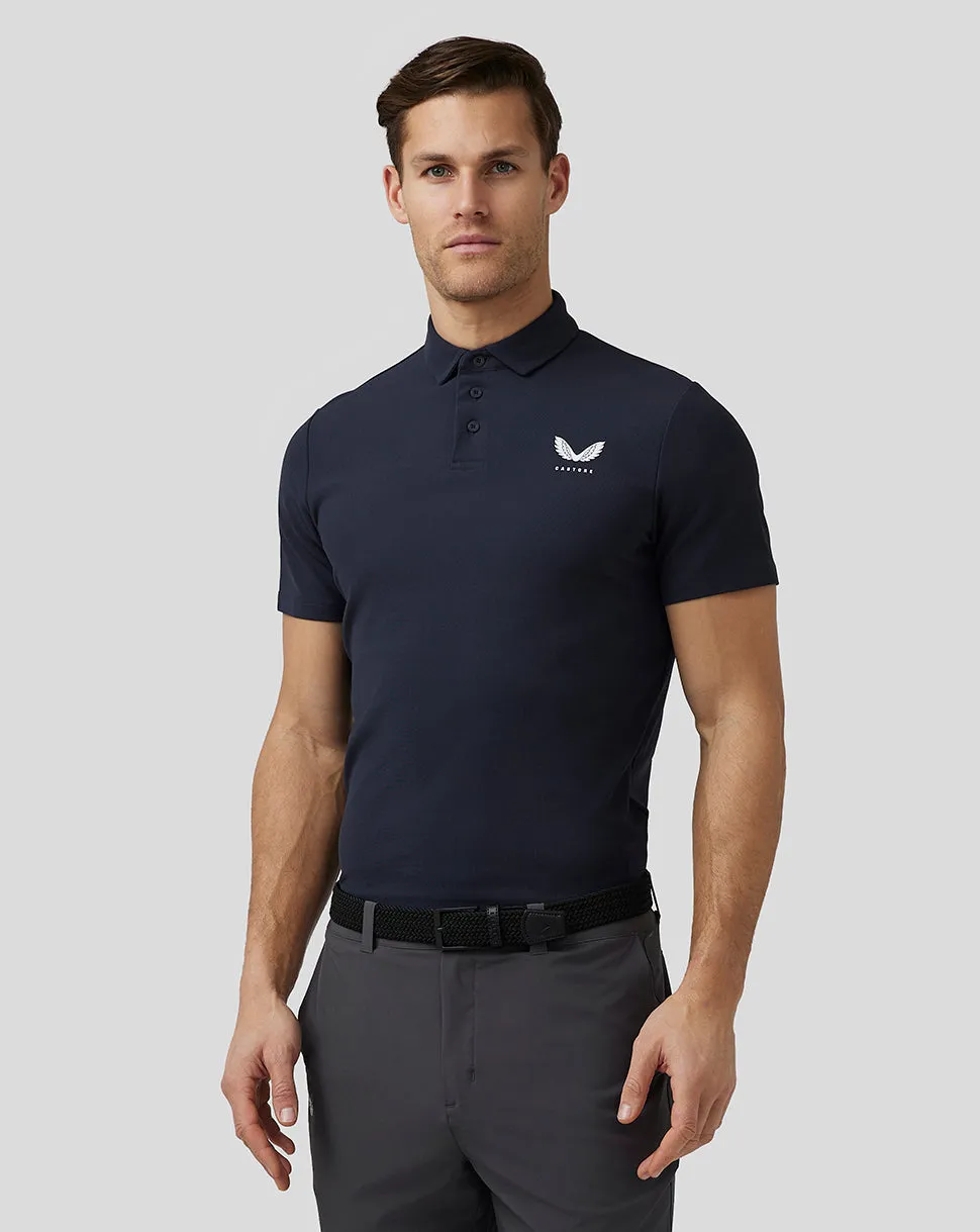 Heren Golf Essential Polo - Marine Blauw