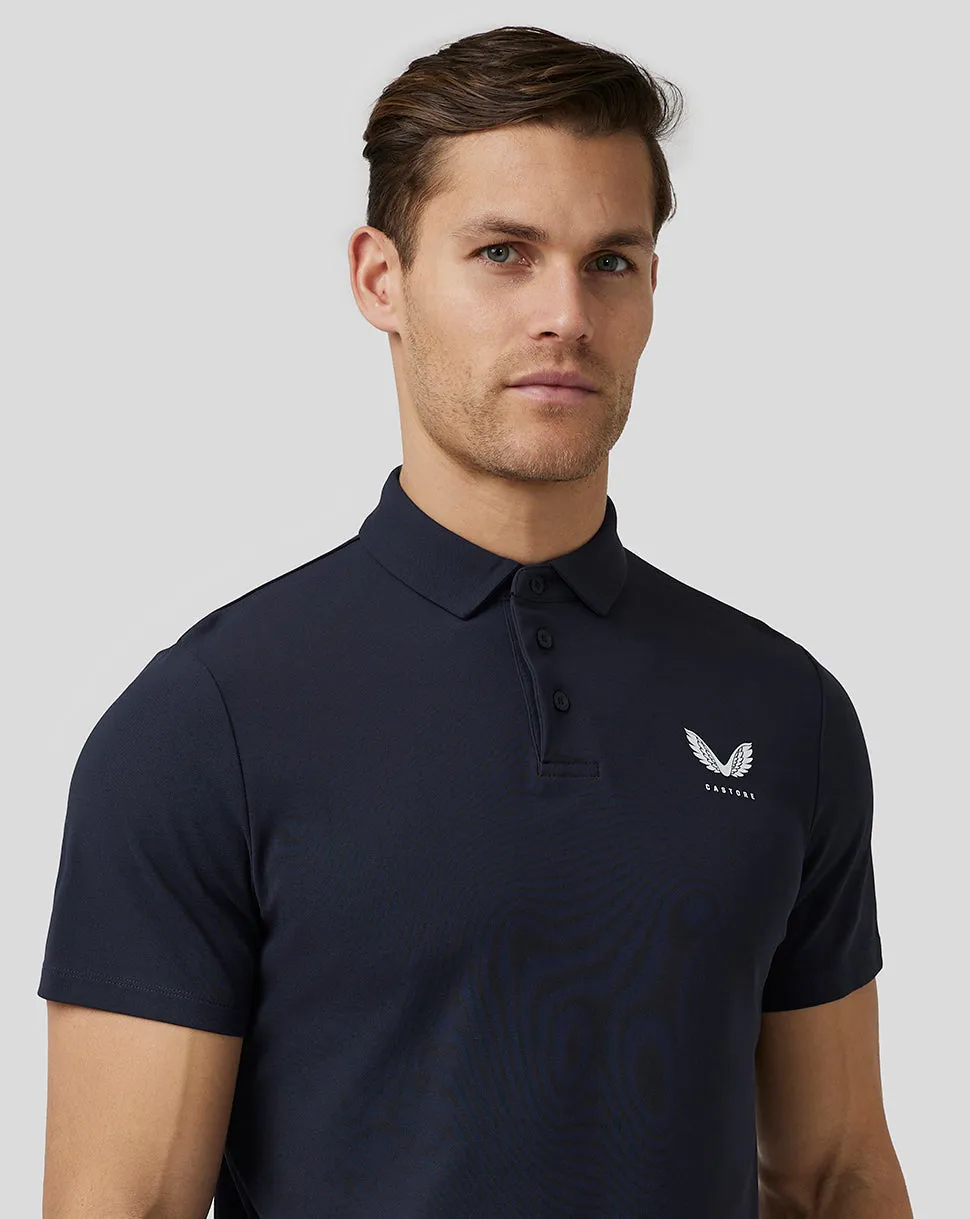 Heren Golf Essential Polo - Marine Blauw