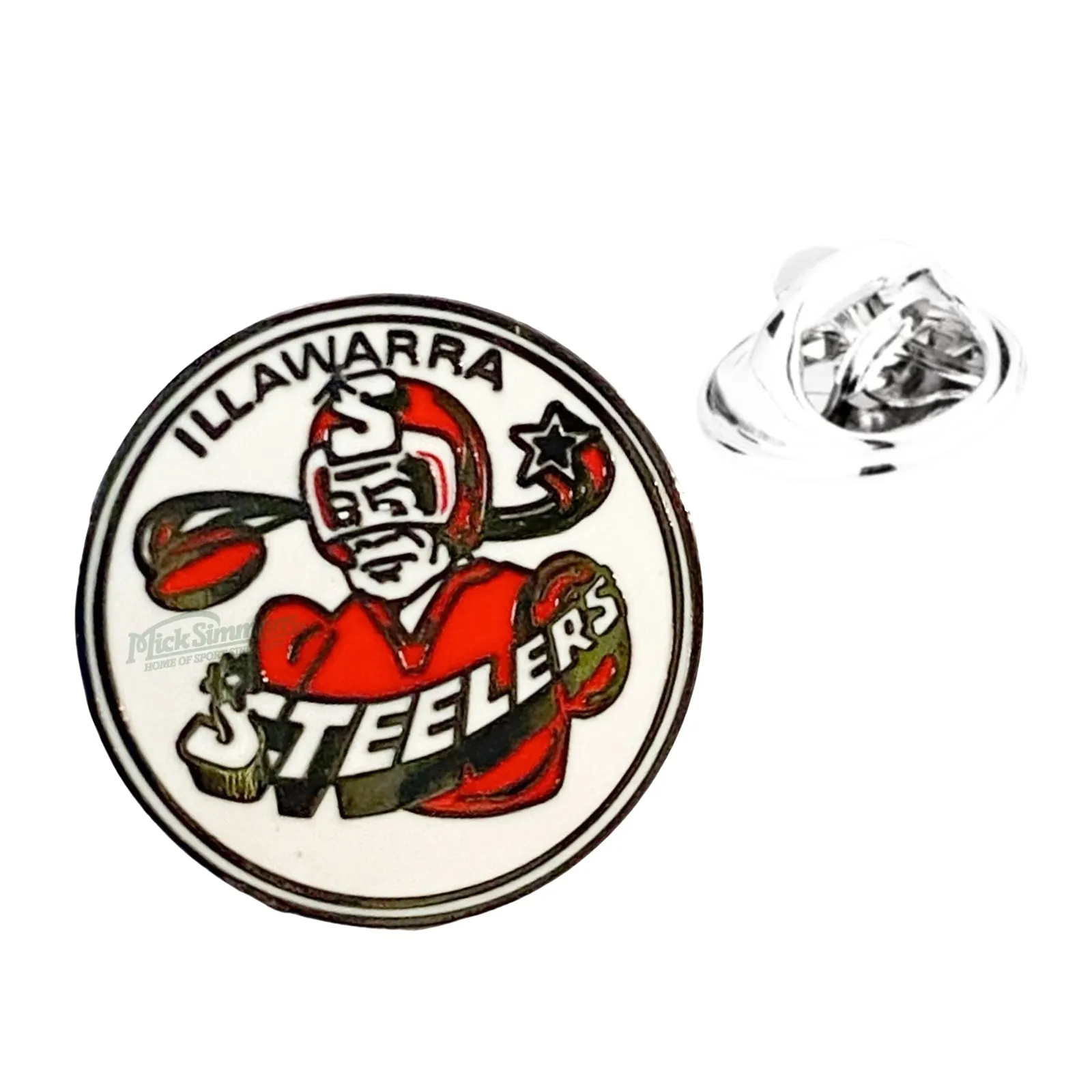 Illawarra Steelers NRL Heritage Team Metal Logo Pin Badge