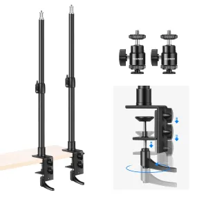 NEEWER Desk Mount C Clamp Light Stands