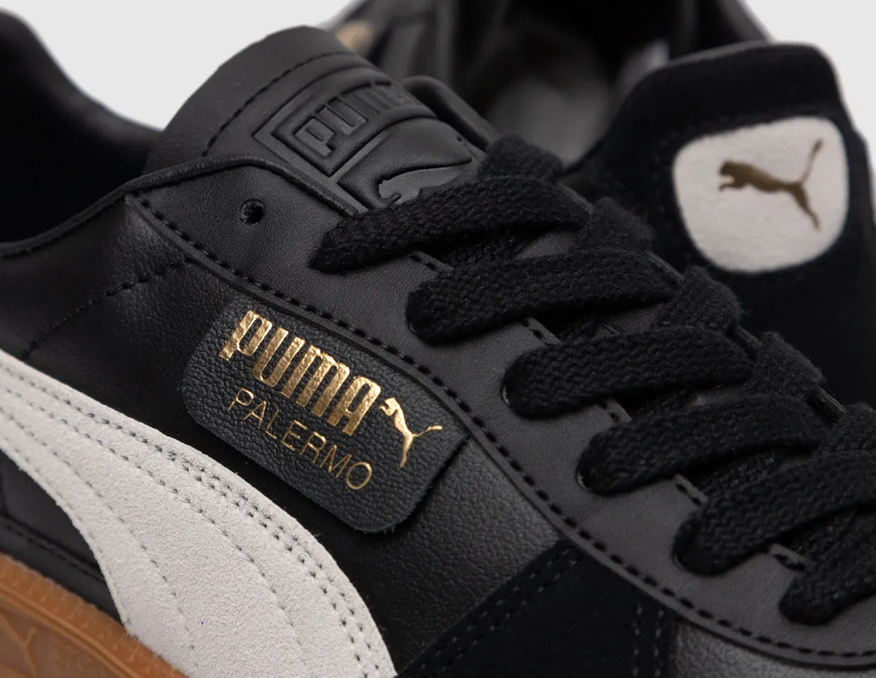 Puma Palermo LTH Black / Feather Grey - Gum